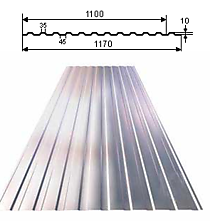 Оцинкованный Н10